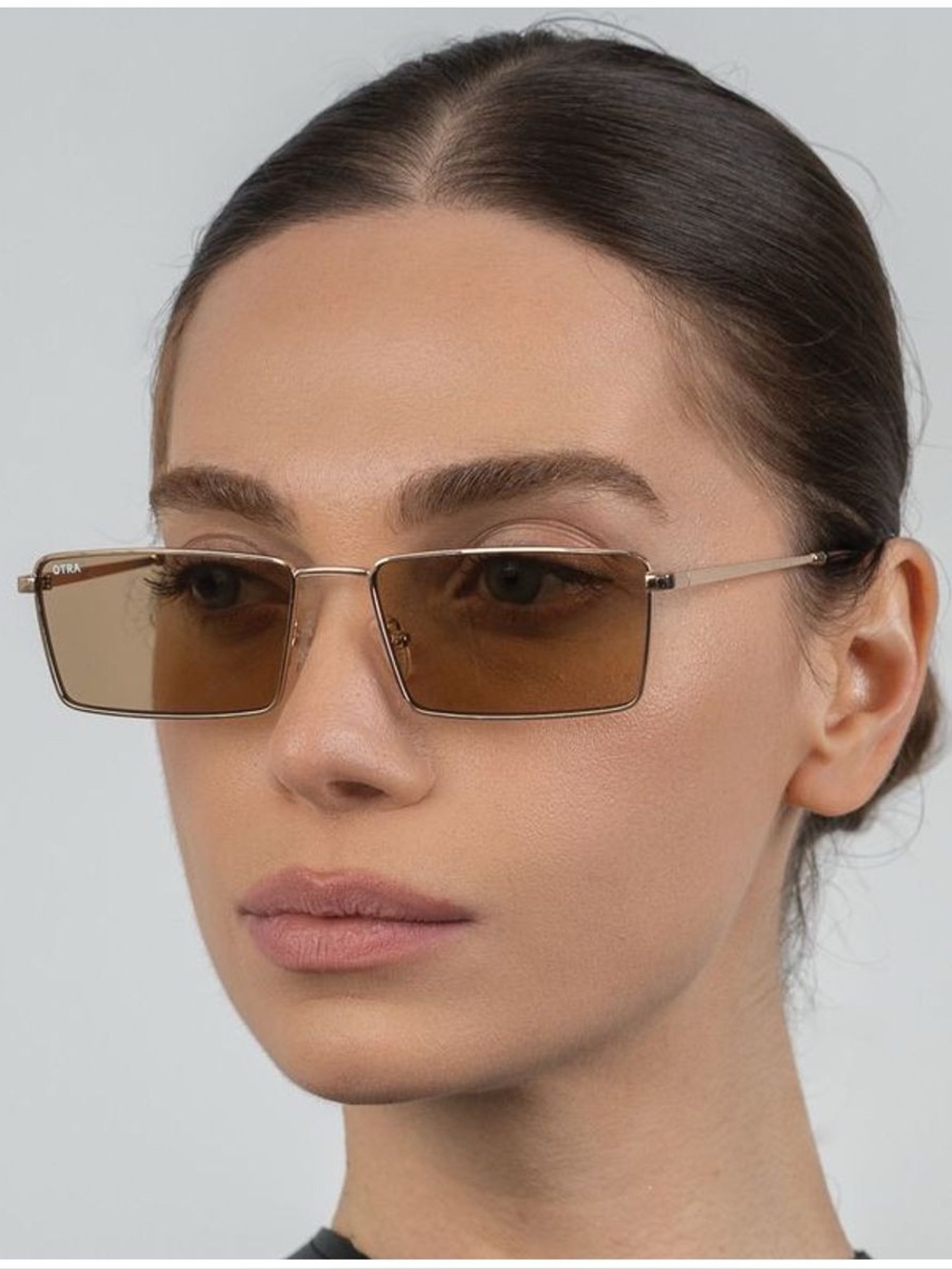 OTRA Margo Gold Brown Sunglasses CAT 2 New With Case